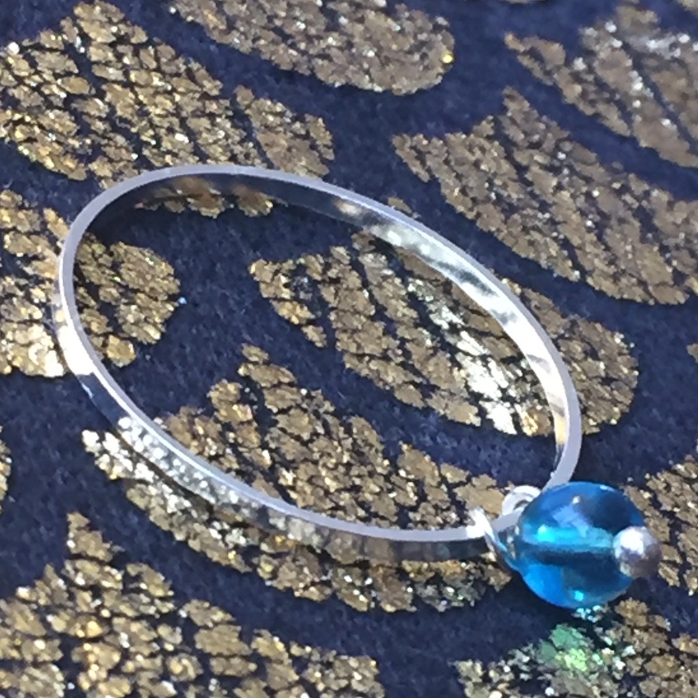 Dainty Beaded Stacking Ring